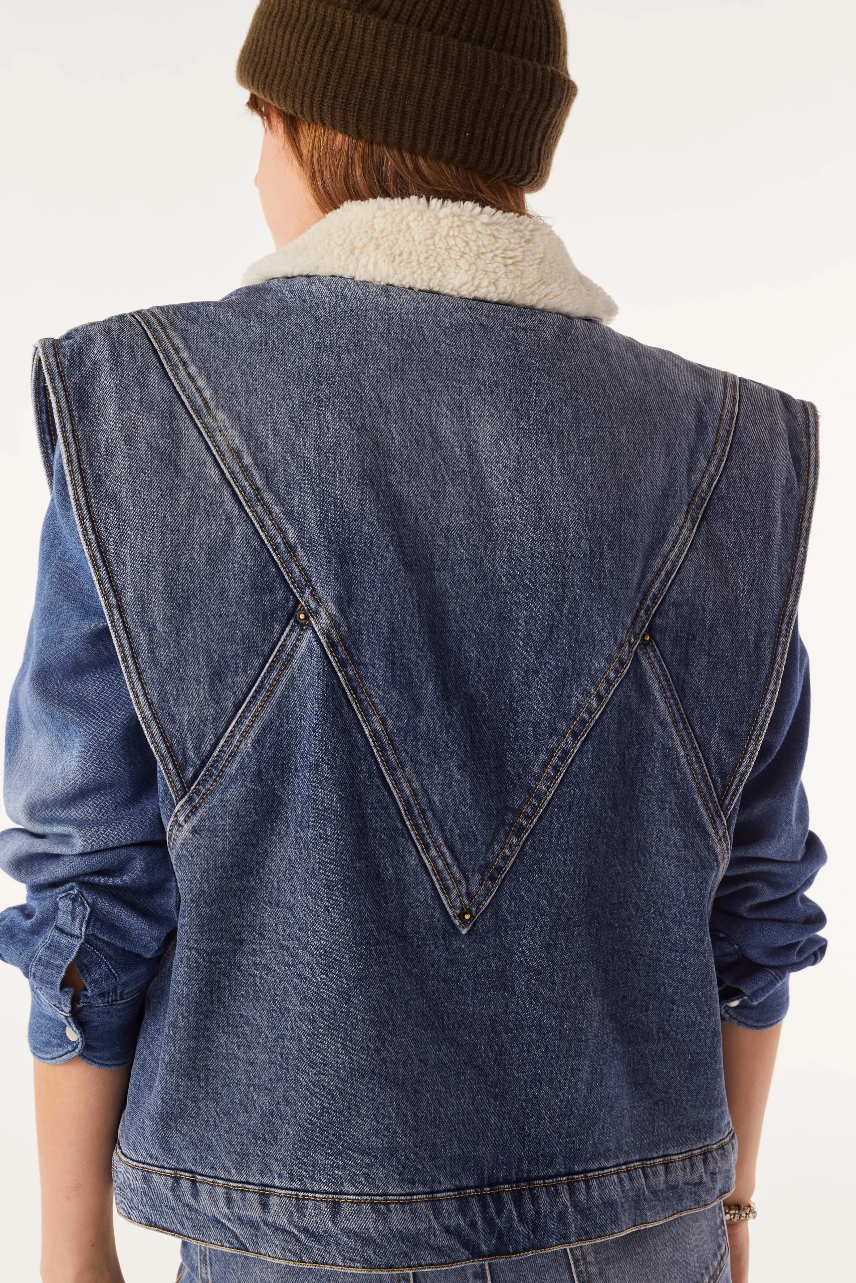 Denim|Ba&Sh Armelloser Blouson