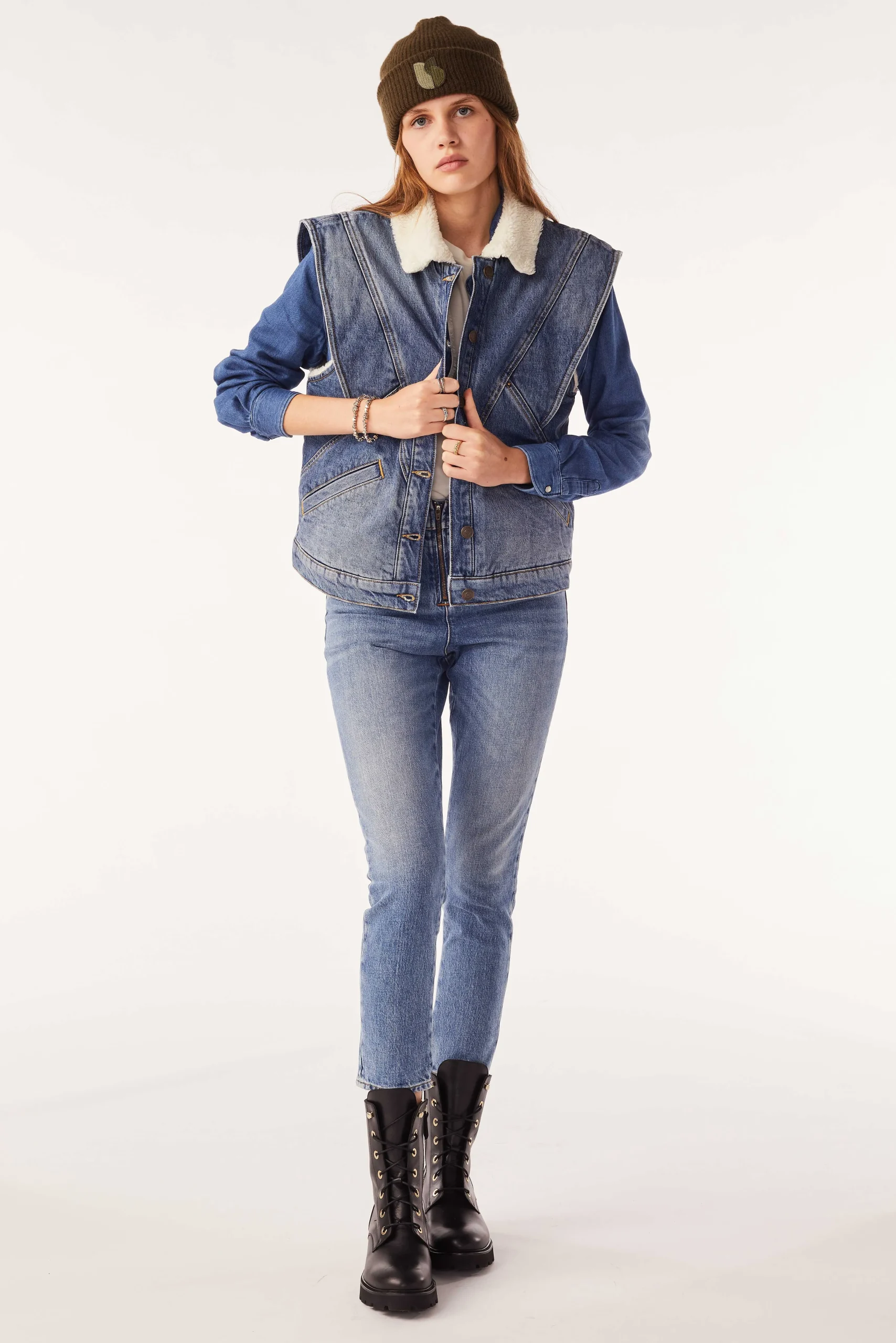 Denim|Ba&Sh Armelloser Blouson