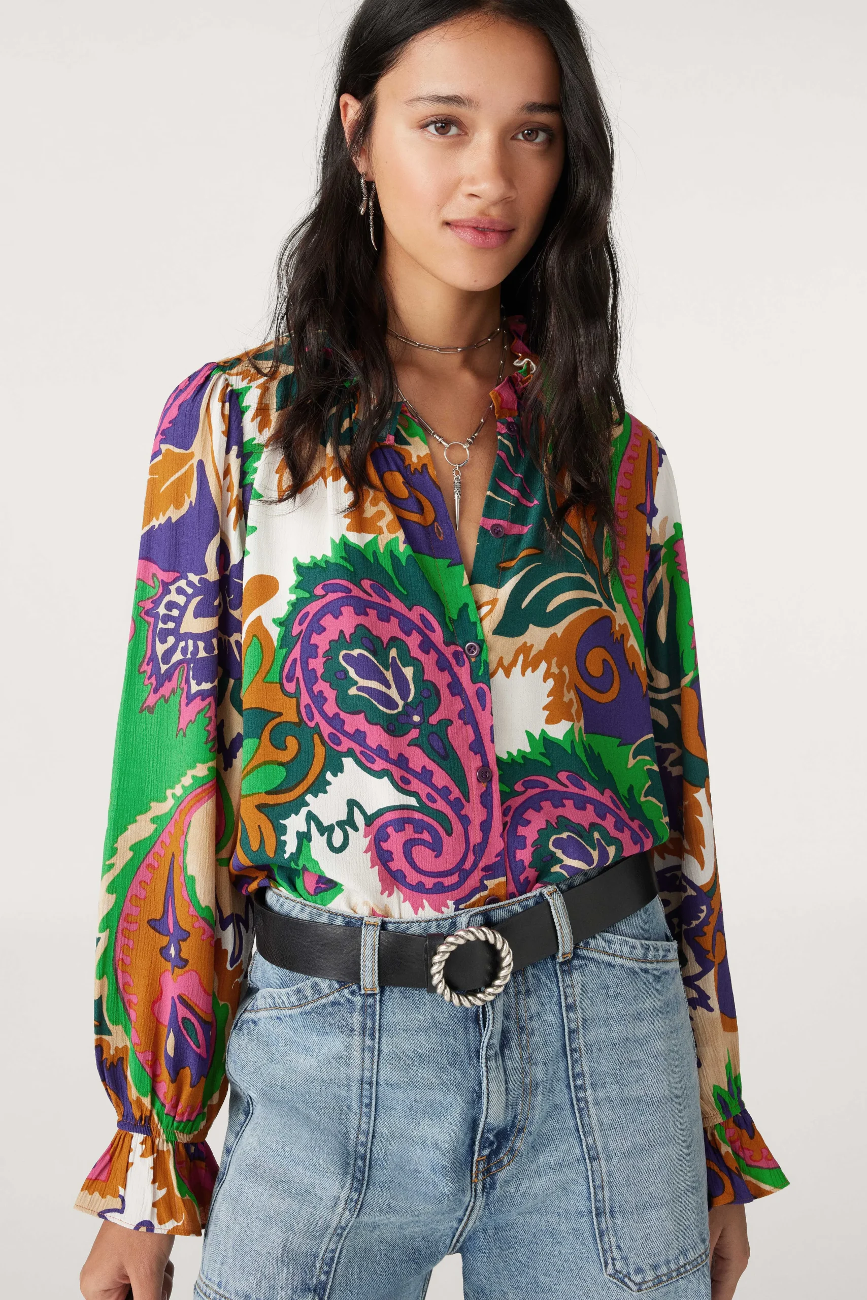 Passende Sets|Ba&Sh Bedrucktes Hemd
