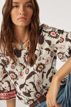 Tops & Hemden|Ba&Sh Bedrucktes Top