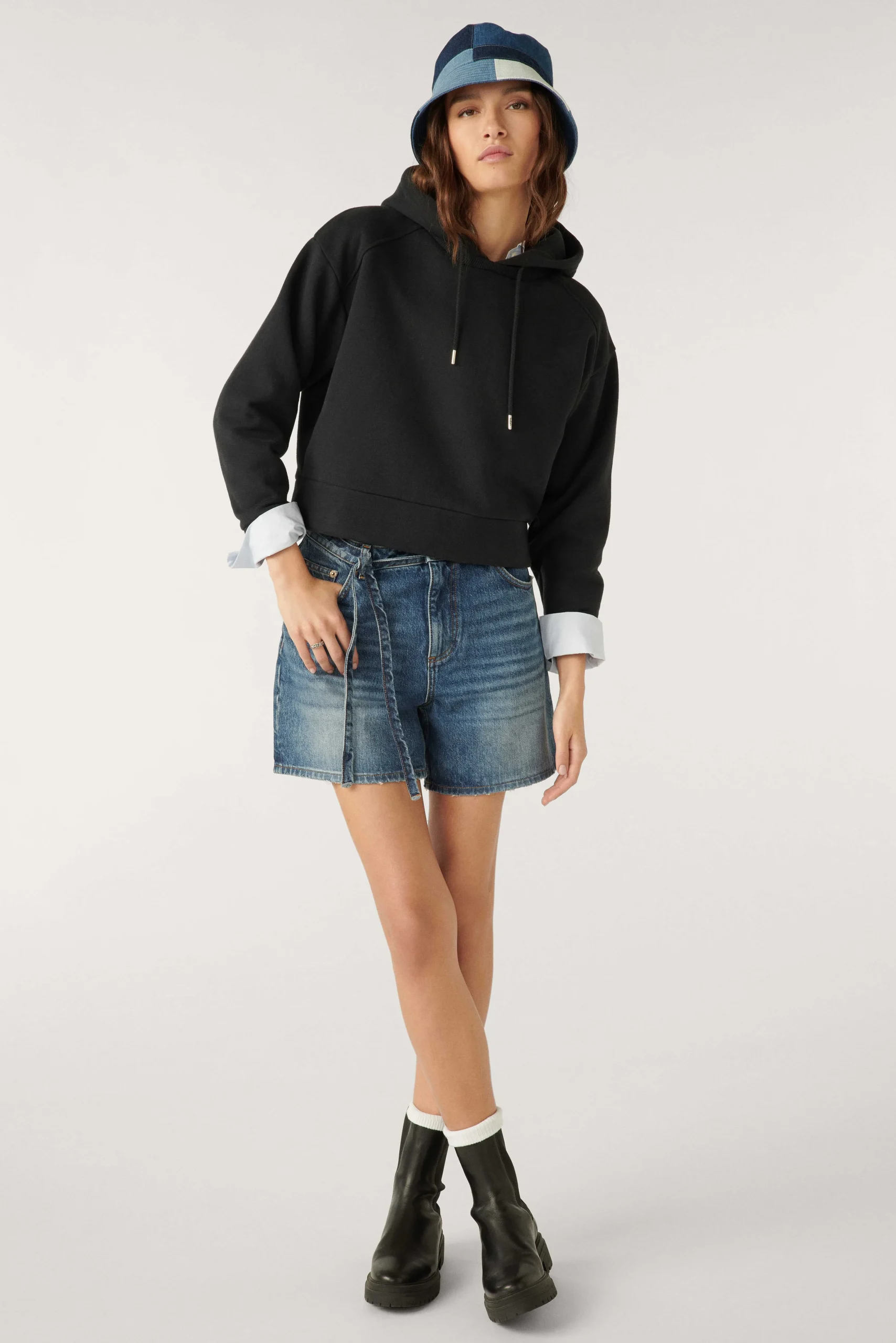 Denim|Ba&Sh Bermudashorts Aus Denim