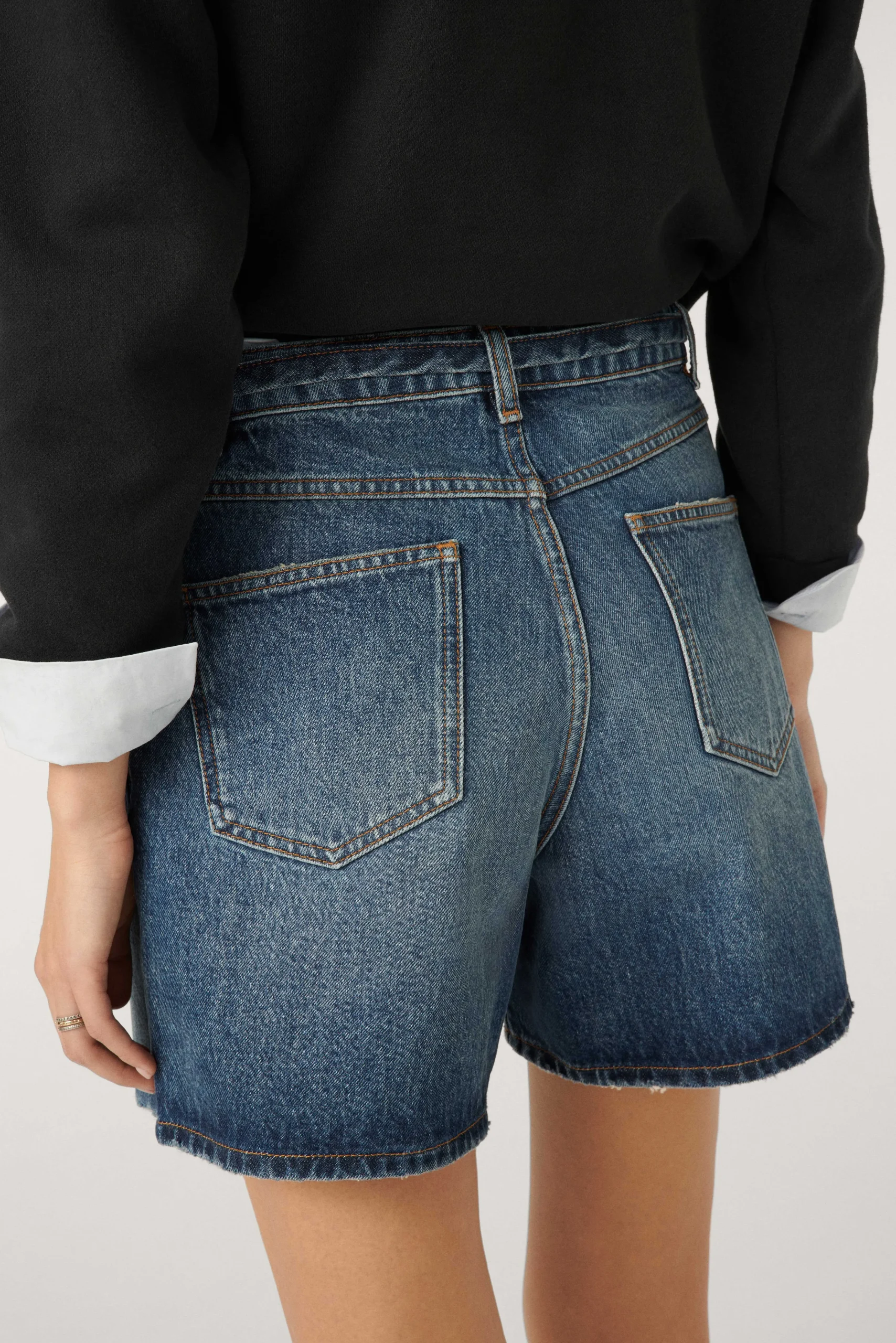 Denim|Ba&Sh Bermudashorts Aus Denim