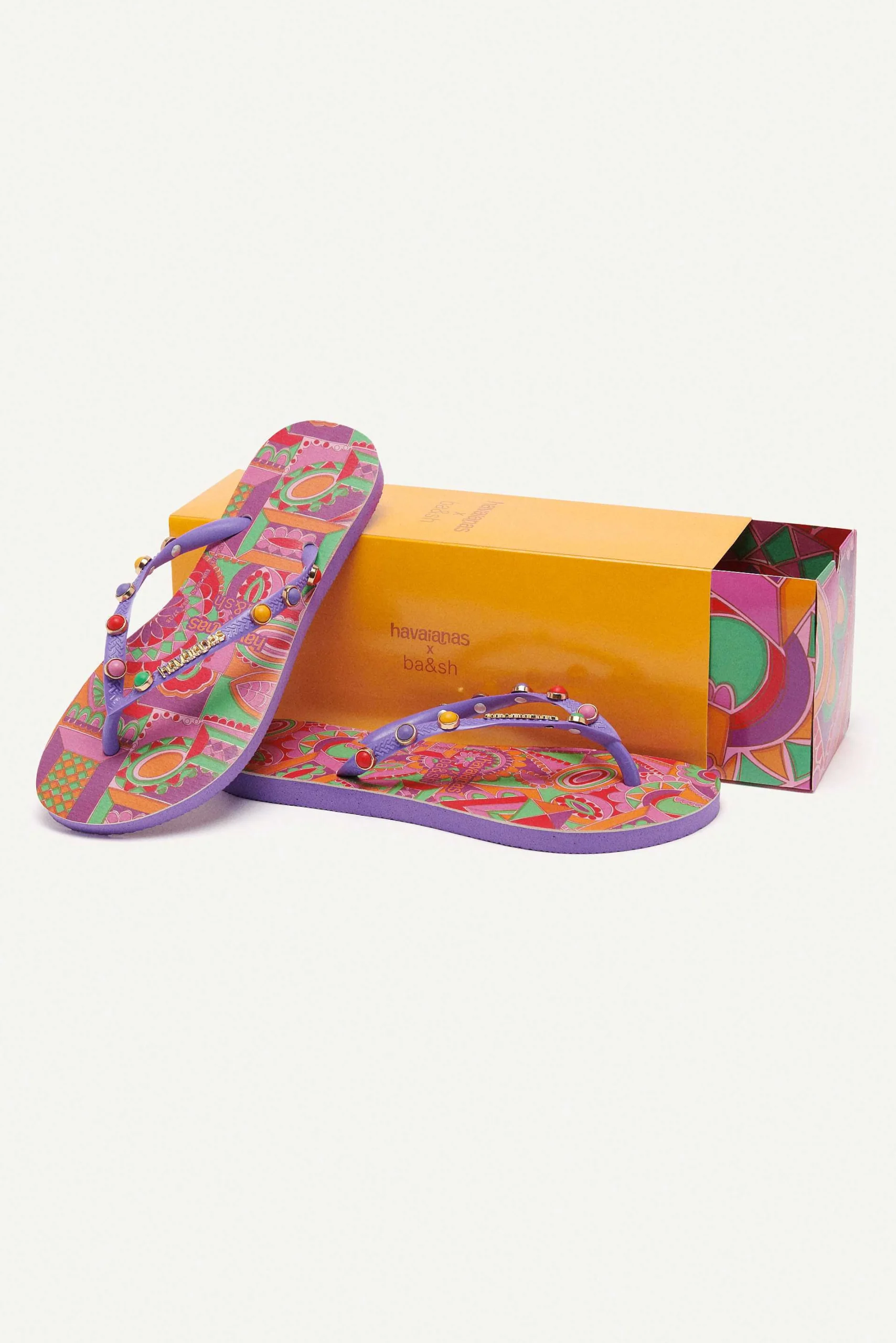Schuhe|Ba&Sh Colourful Flip-Flops