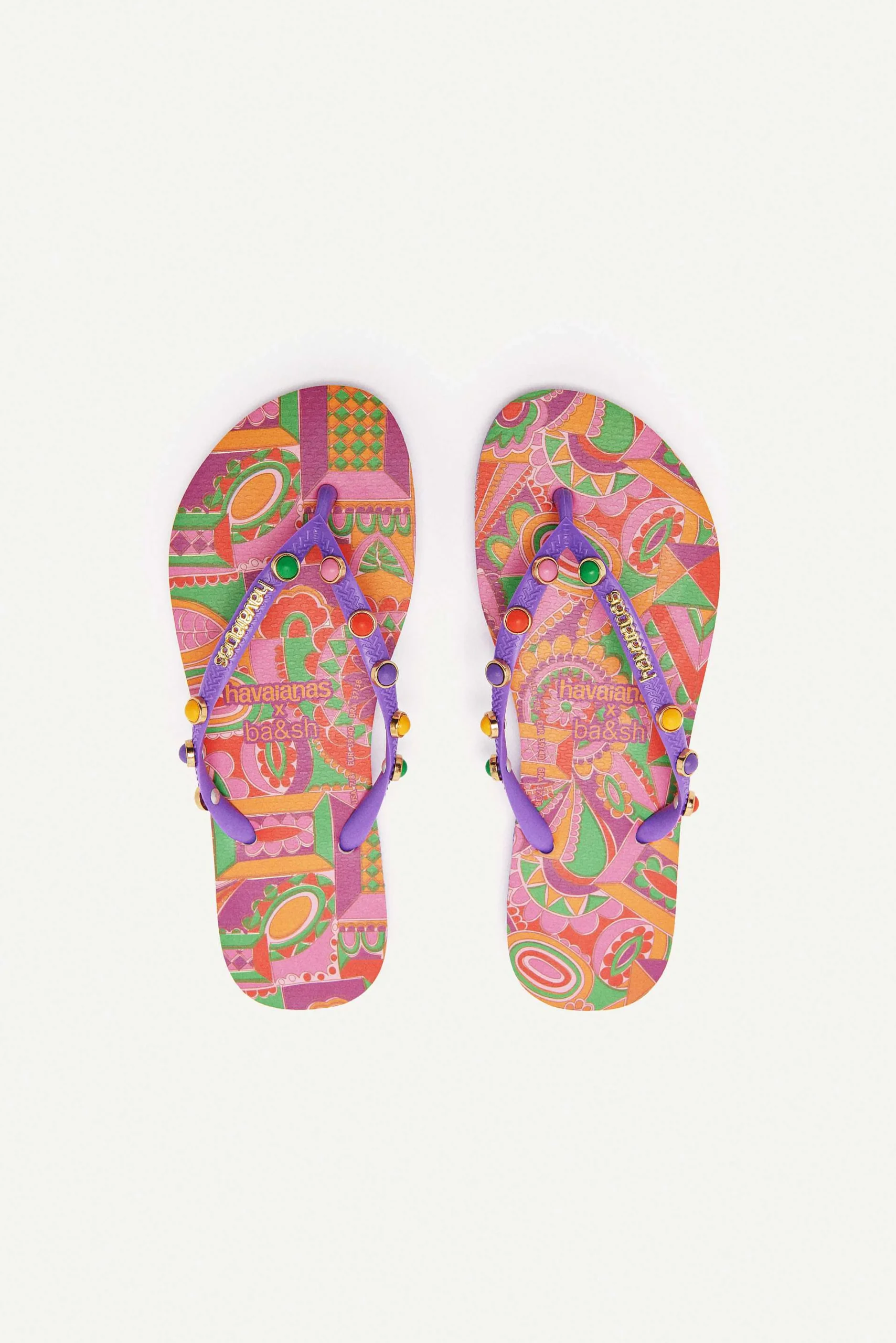 Schuhe|Ba&Sh Colourful Flip-Flops