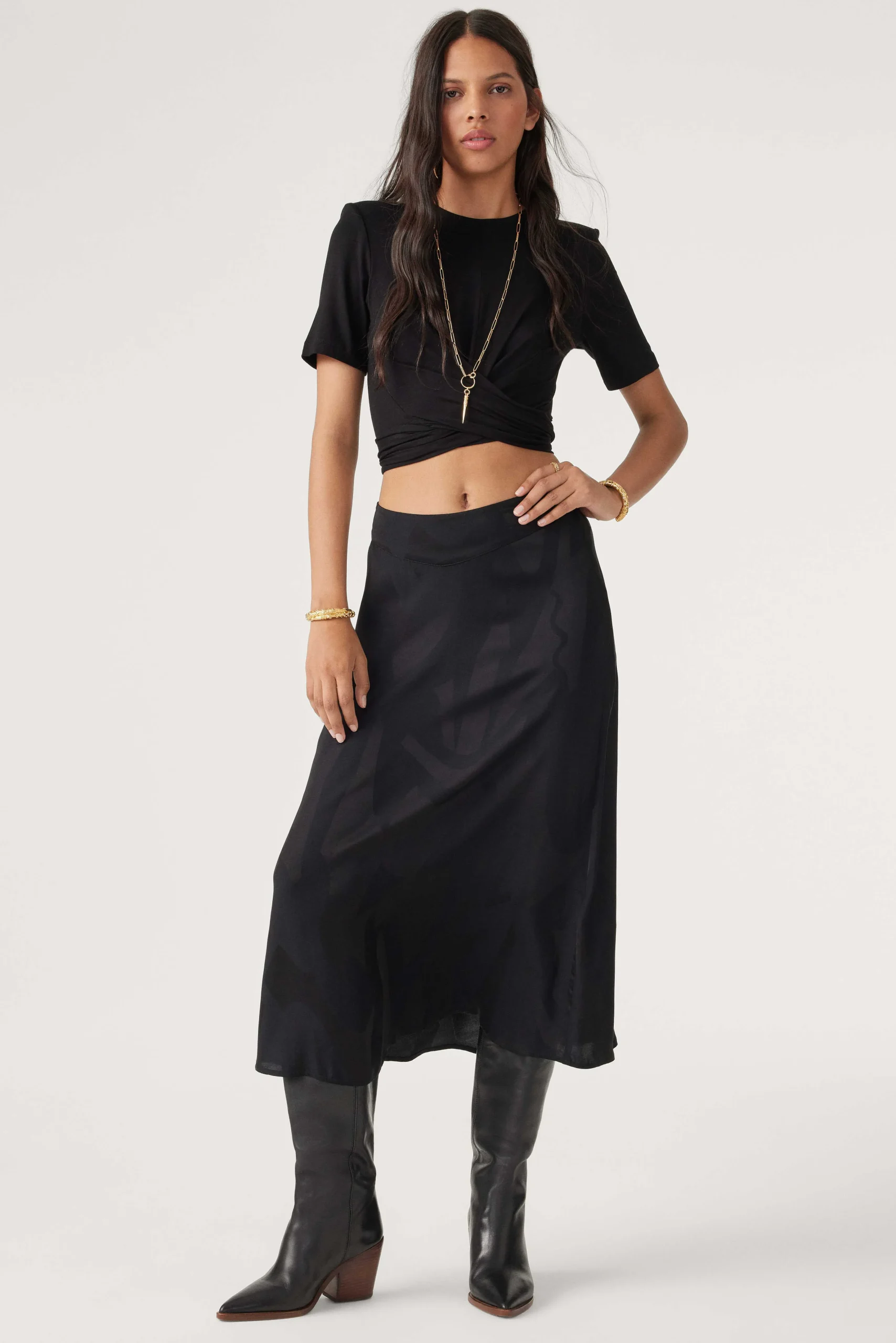 Rocke & Shorts|Ba&Sh Fliesender Midirock