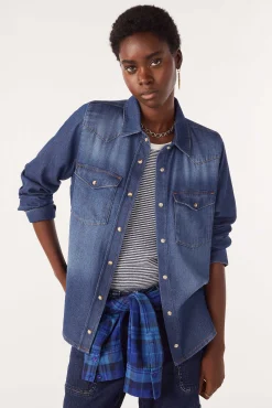 Denim|Ba&Sh Hemd Aus Denim