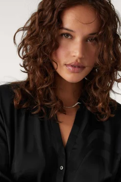 Kleider|Ba&Sh Hemdkleid Minilange