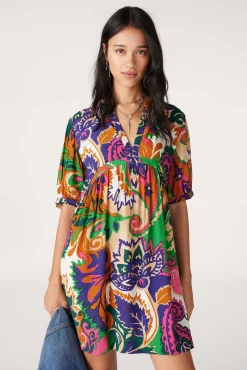 Kleider|Ba&Sh Kurzes, Gerafftes Kleid