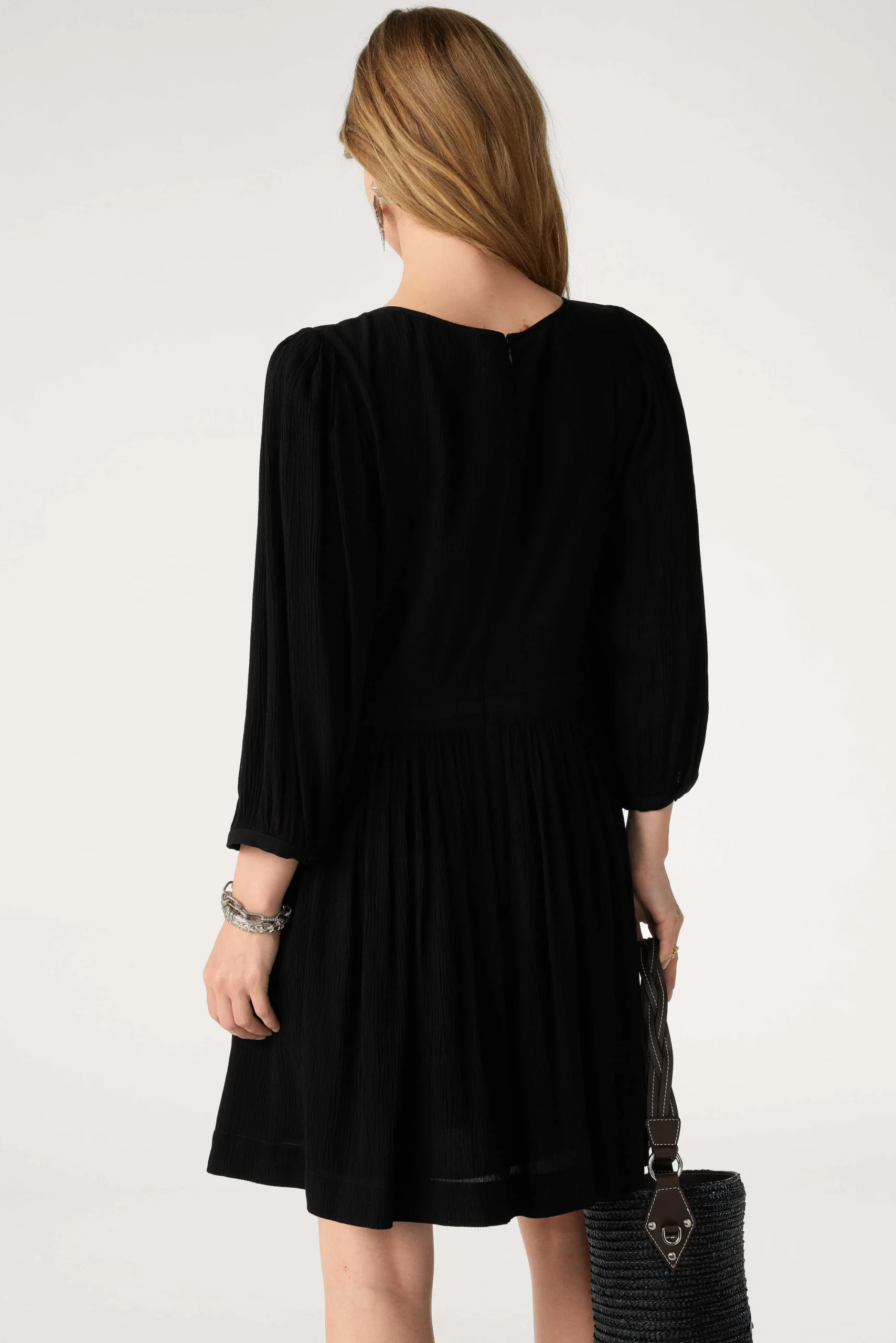 Kleider|Ba&Sh Kurzes Gesmoktes Kleid