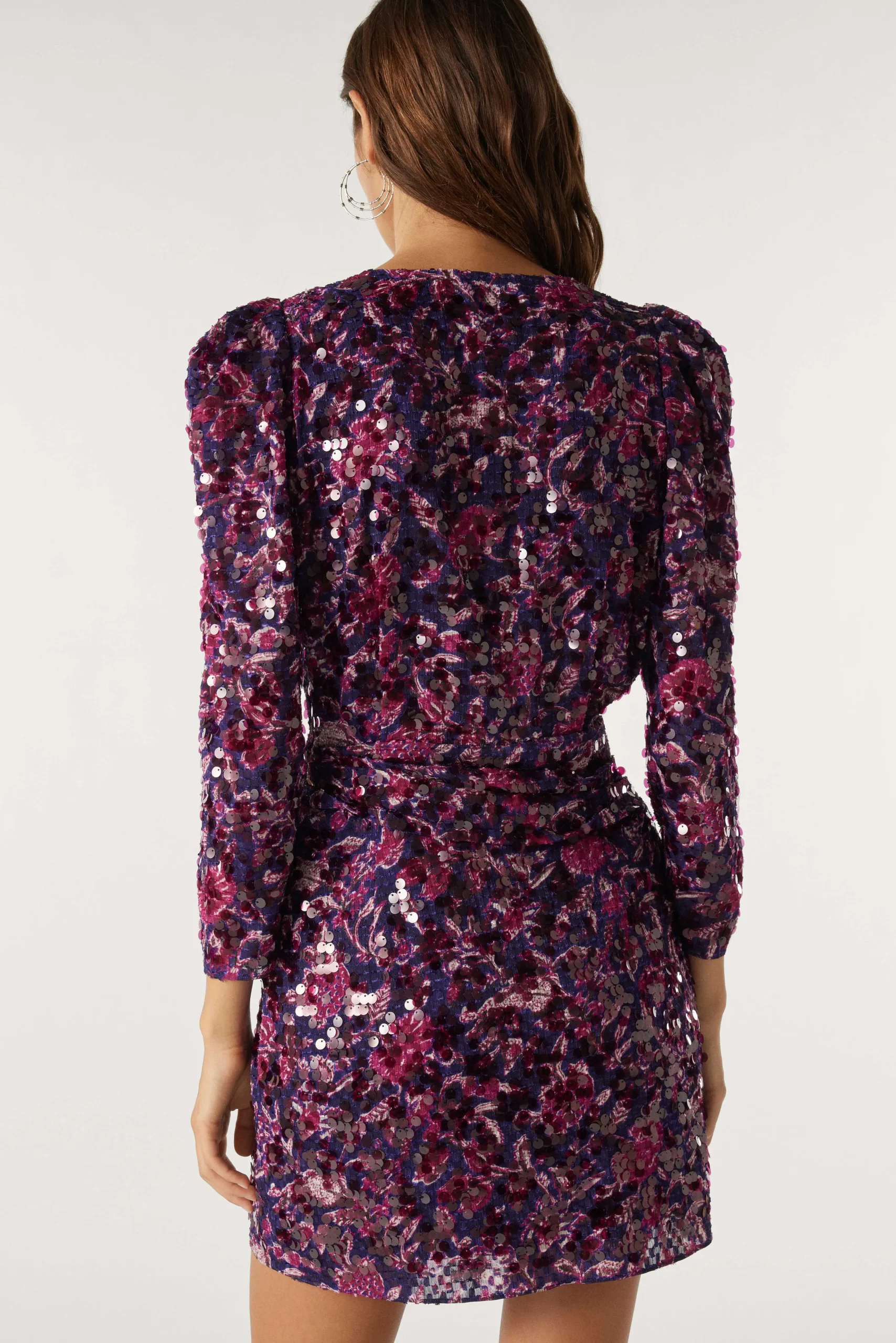 Kleider|Ba&Sh Kurzes Langarmkleid