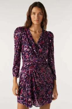 Kleider|Ba&Sh Kurzes Langarmkleid