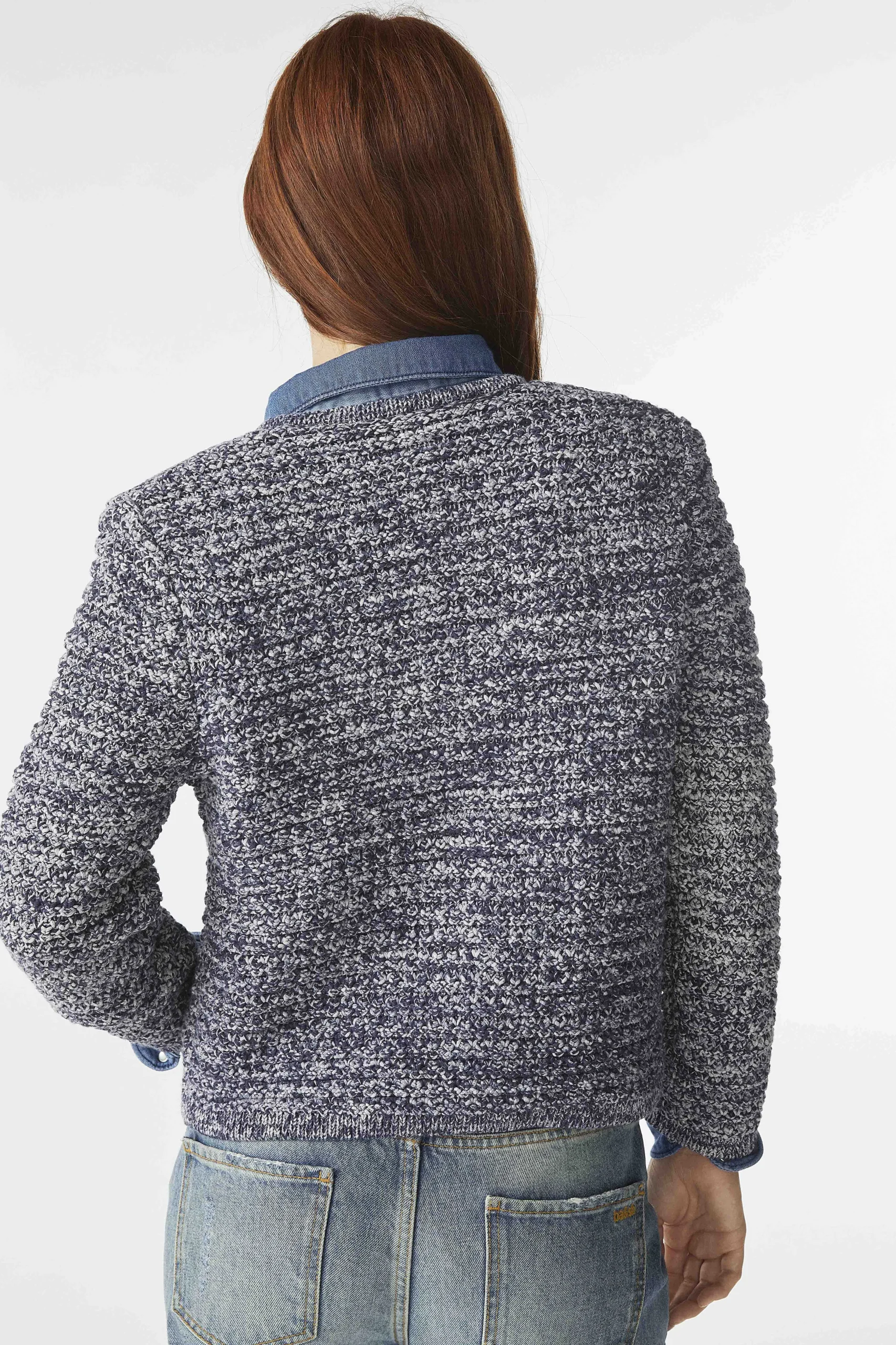 Jacke & Mantel|Ba&Sh Langarmelige Strickjacke