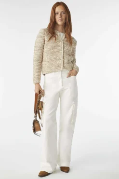 Jacke & Mantel|Ba&Sh Langarmelige Strickjacke