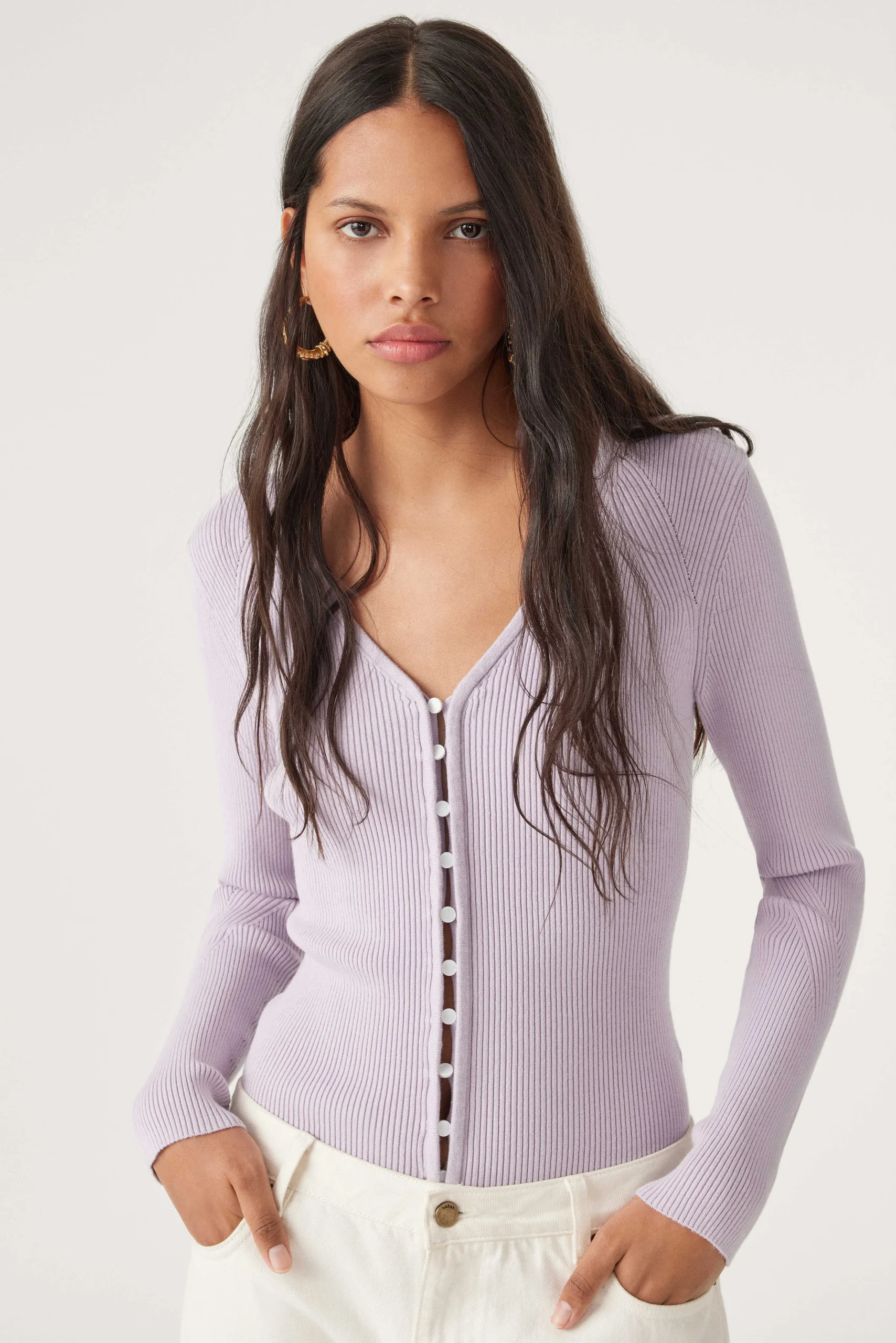 Pullovers & Strickjacke|Ba&Sh Langarmelige Strickjacke