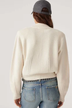 Jacke & Mantel|Ba&Sh Langarmelige Strickjacke
