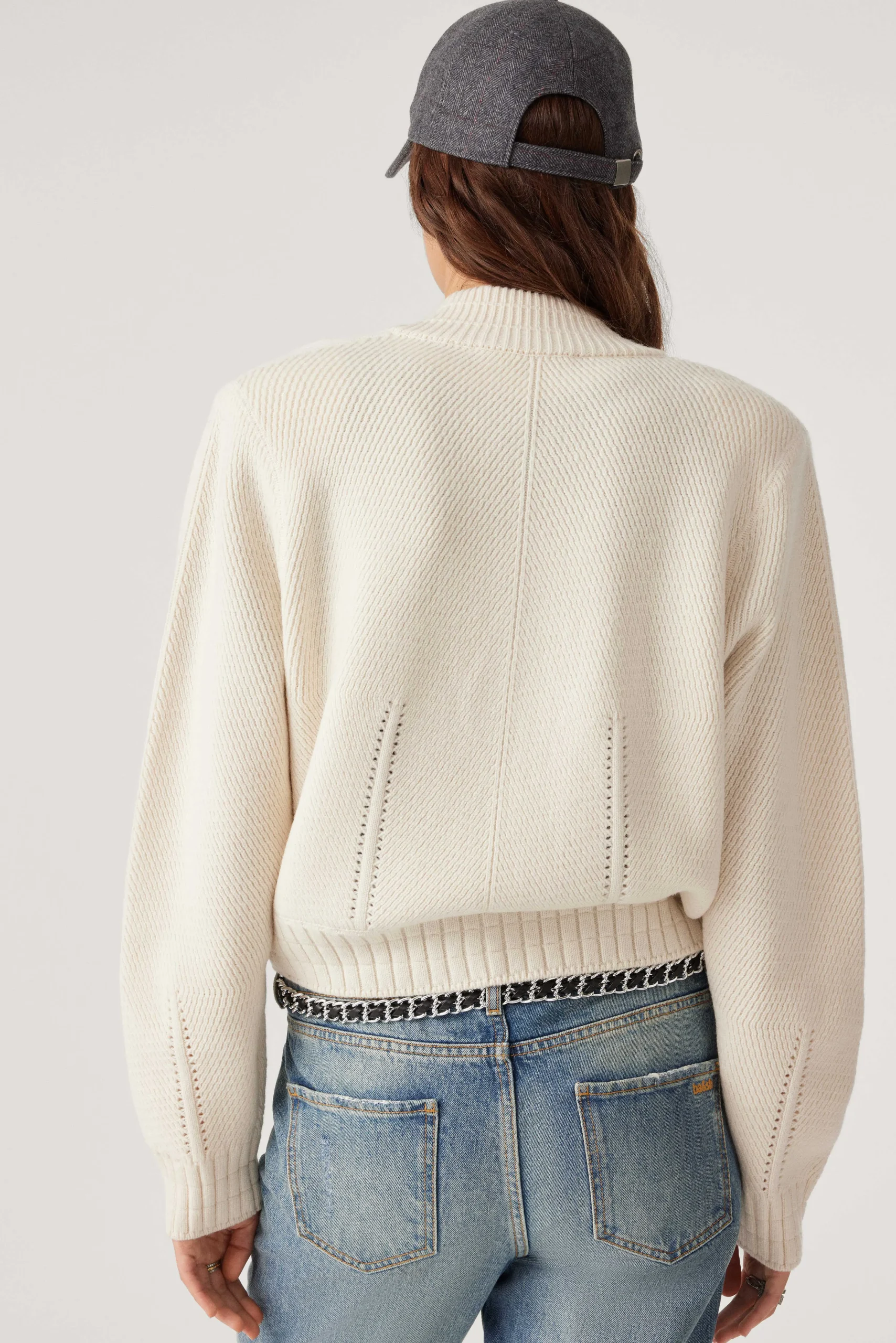Jacke & Mantel|Ba&Sh Langarmelige Strickjacke