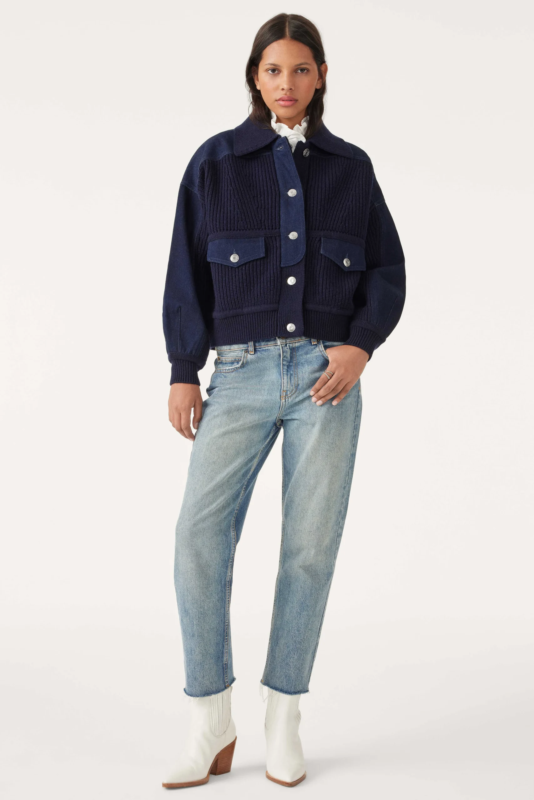 Denim|Ba&Sh Langarmeliger Blouson