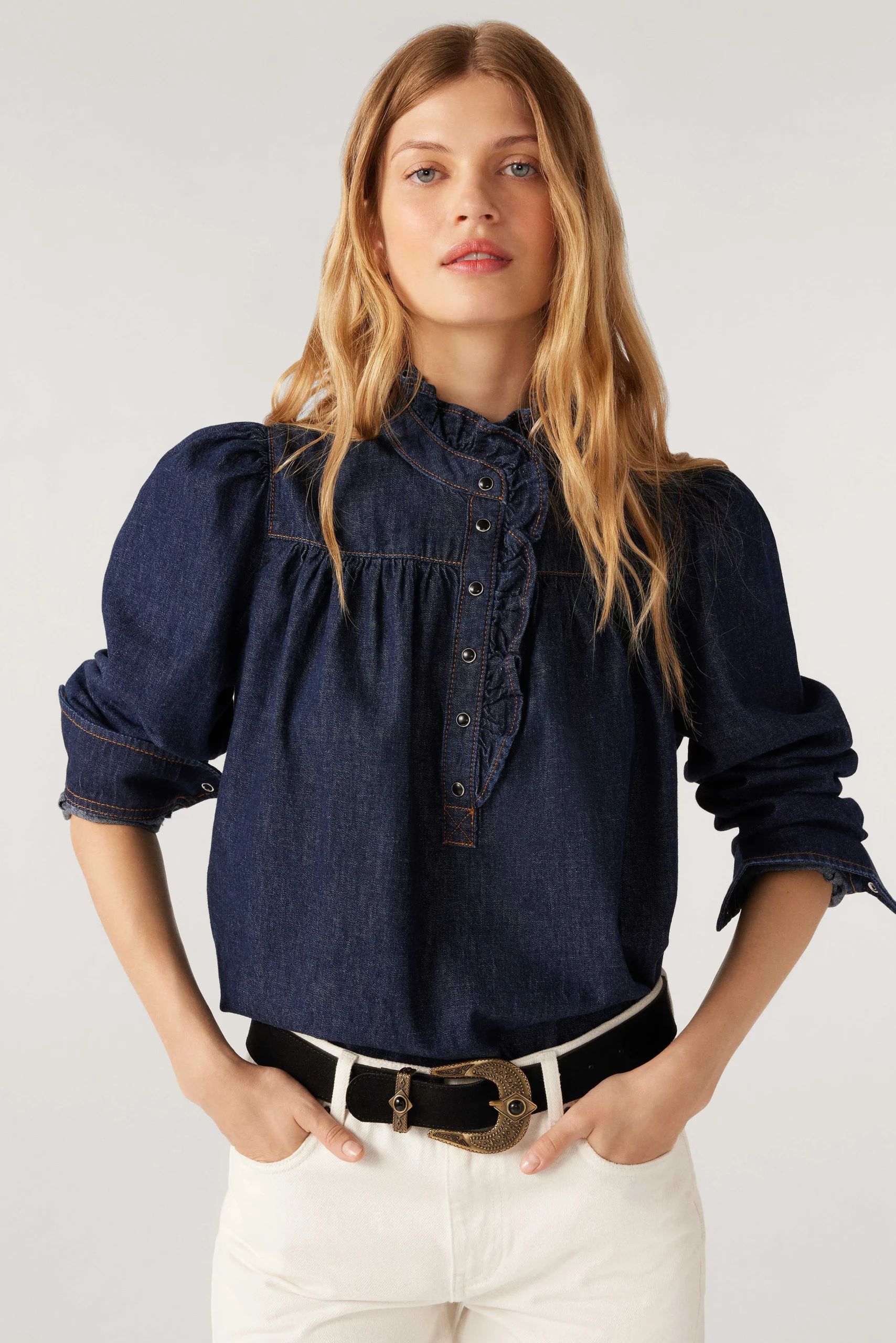 Denim|Ba&Sh Langarmhemd