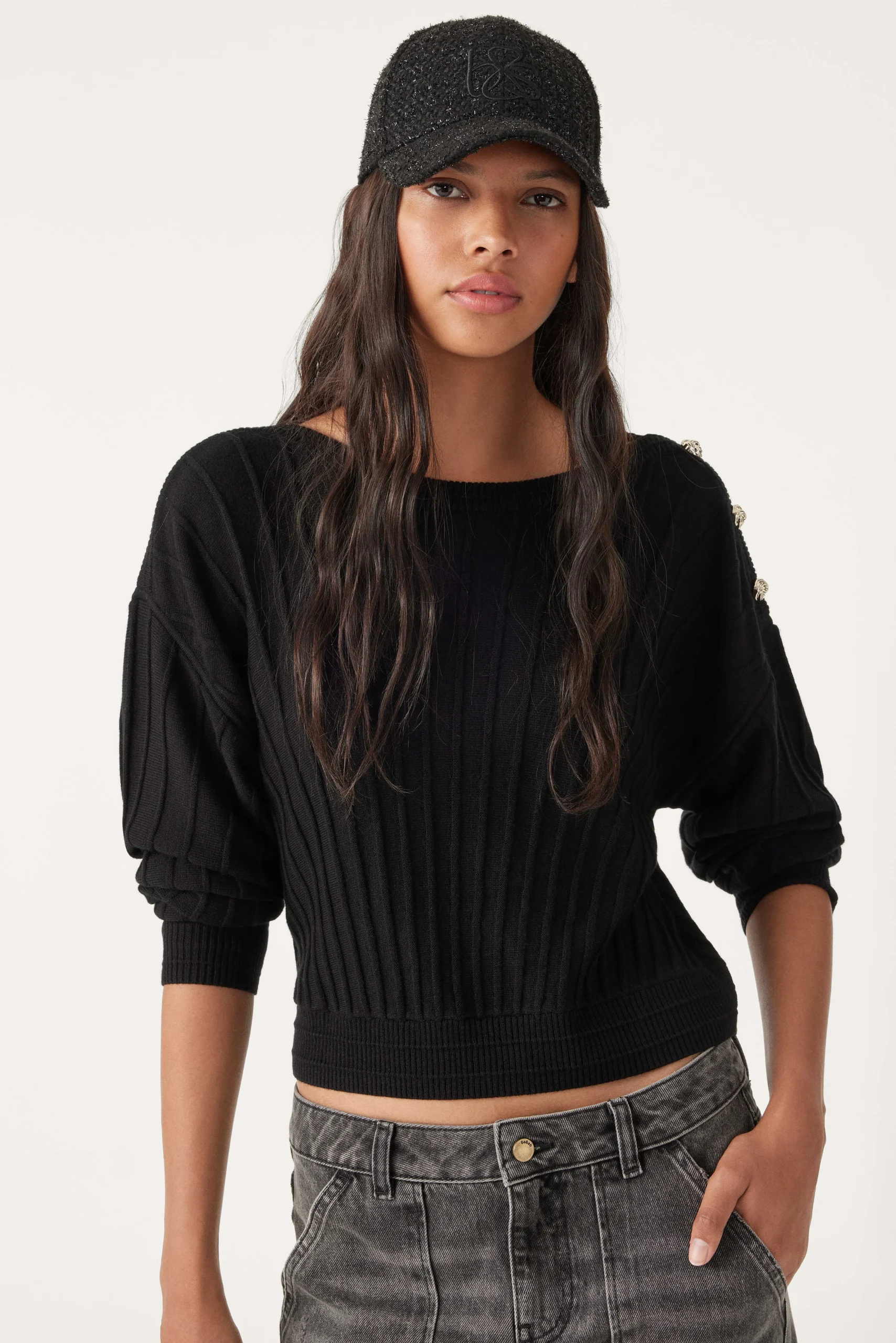 Pullovers & Strickjacke|Ba&Sh Langarmpullover