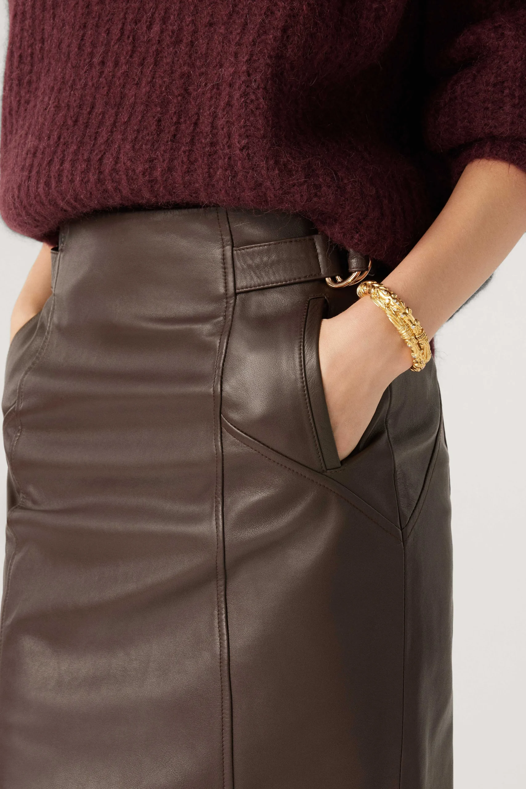 Rocke & Shorts|Ba&Sh Lederrock