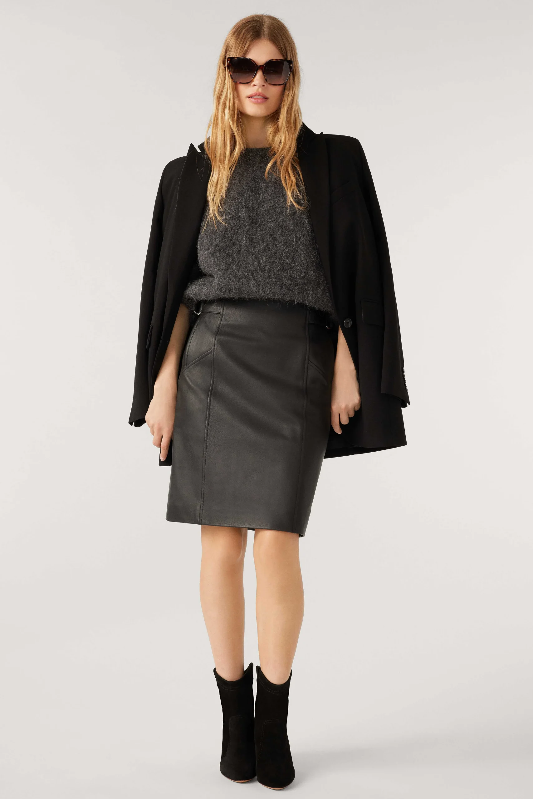 Rocke & Shorts|Ba&Sh Lederrock