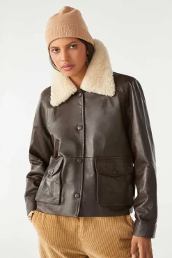 Jacke & Mantel|Ba&Sh Mantel Aviator-Stil