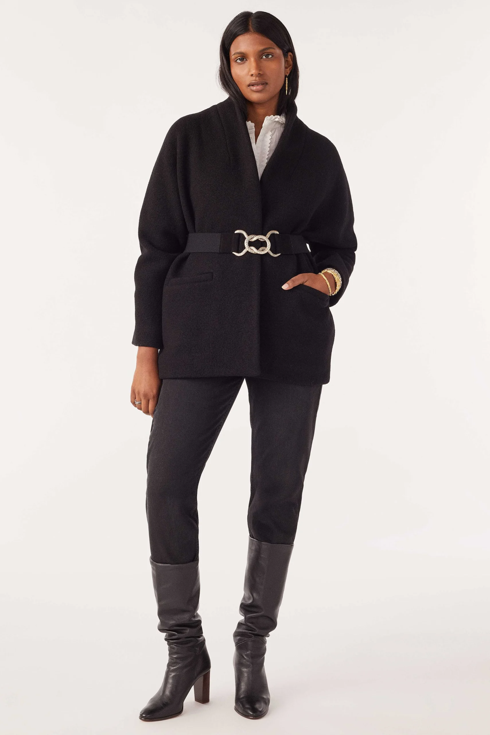 Jacke & Mantel|Ba&Sh Mantel Mit Gurtel