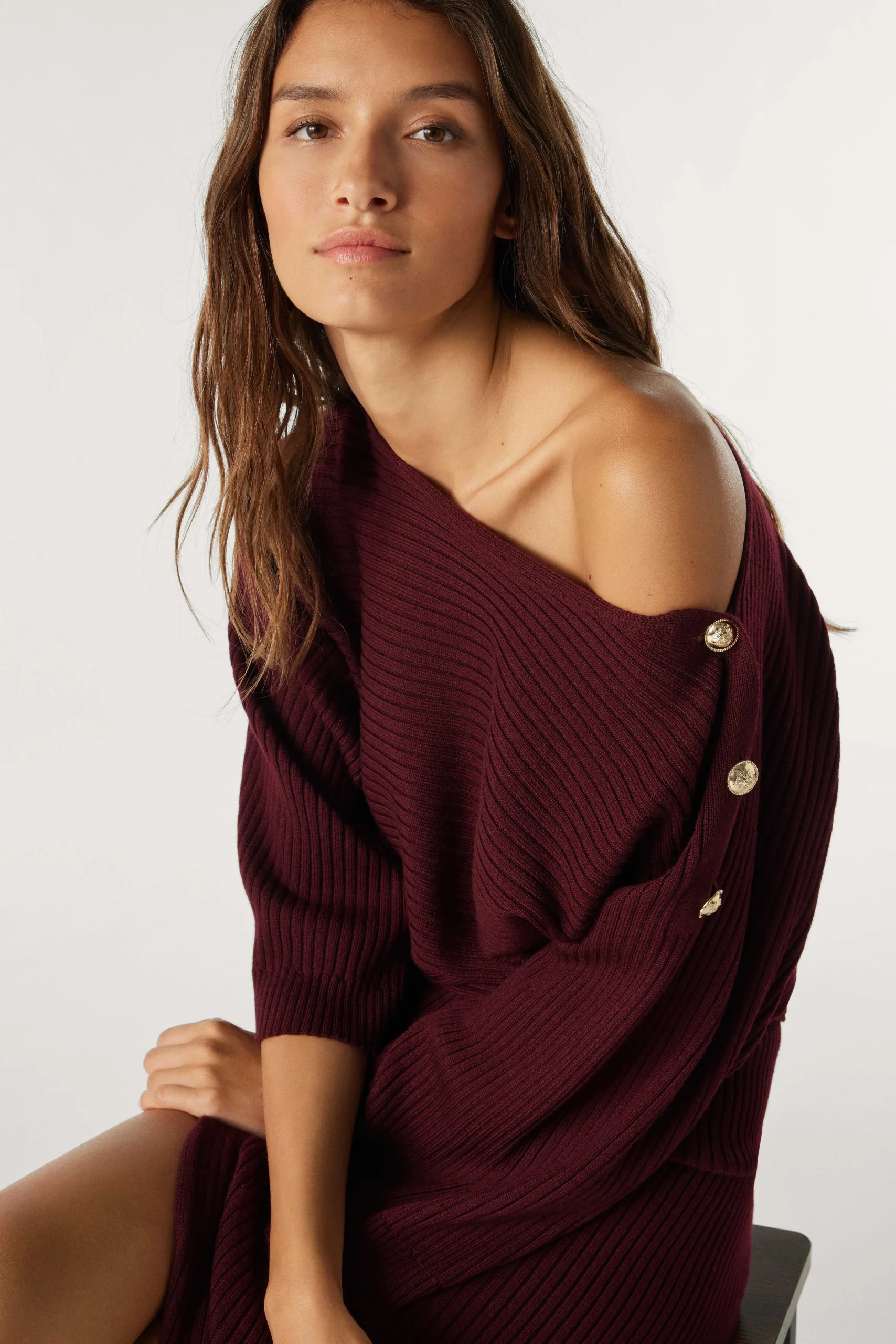 Pullovers & Strickjacke|Ba&Sh Midikleid