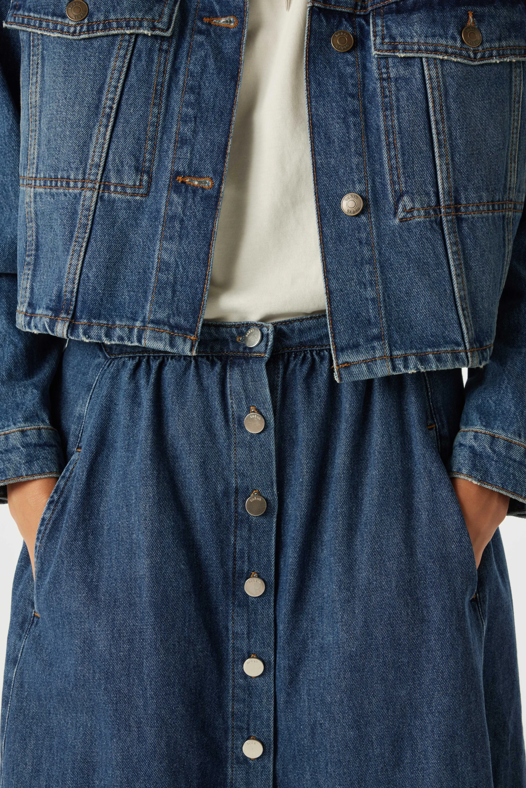 Denim|Ba&Sh Midirock Denim