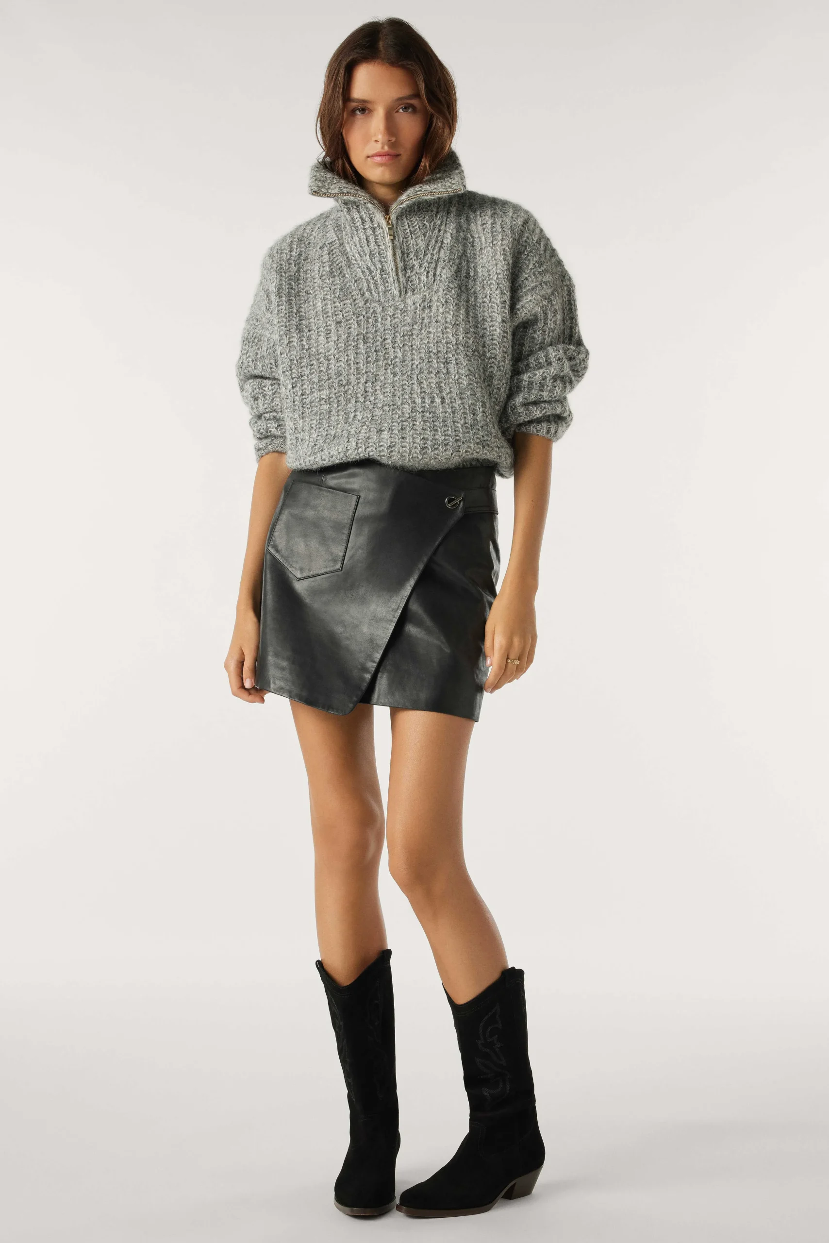 Rocke & Shorts|Ba&Sh Minirock Wickeloptik