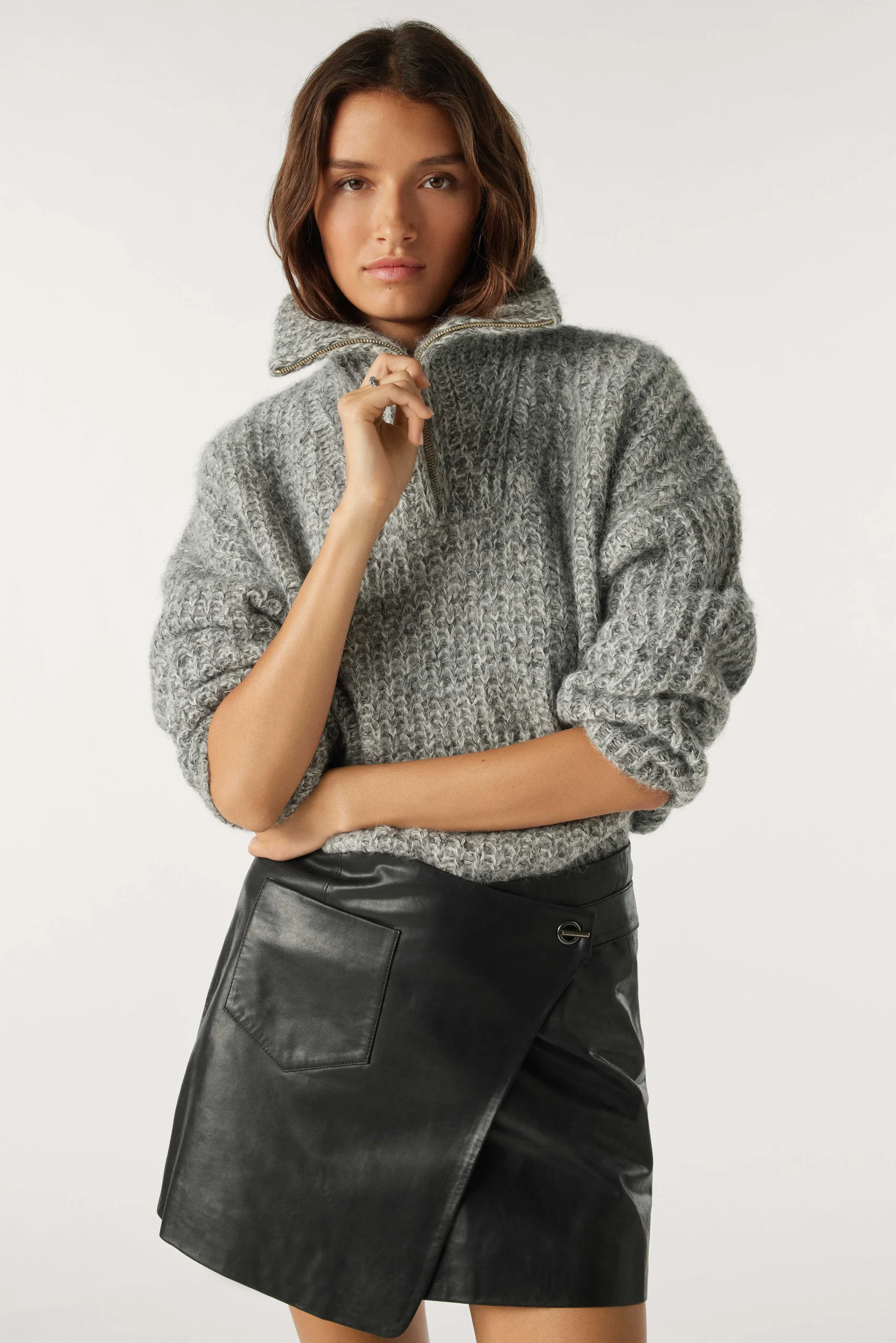 Rocke & Shorts|Ba&Sh Minirock Wickeloptik