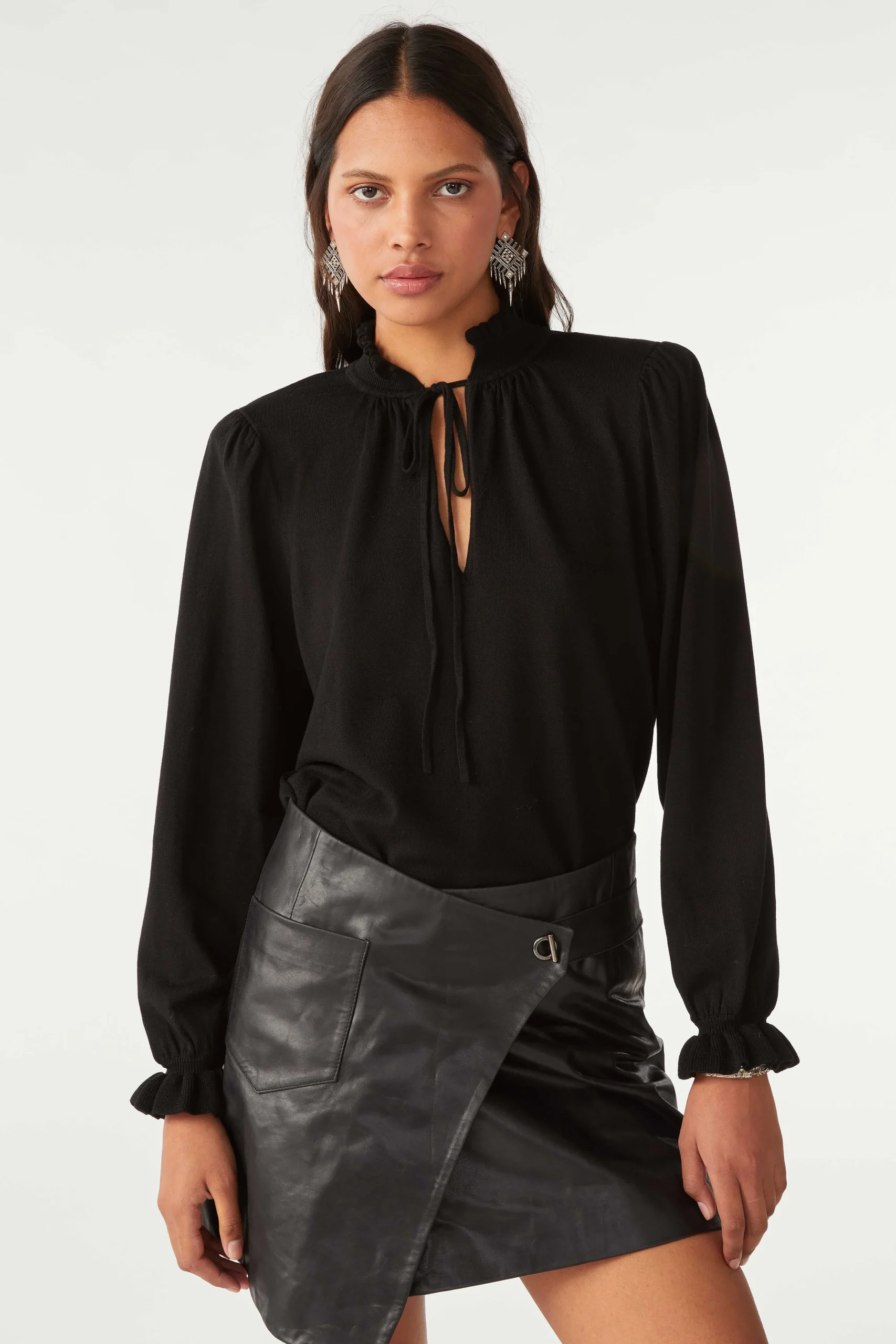 Pullovers & Strickjacke|Ba&Sh Pullover Puffarmel
