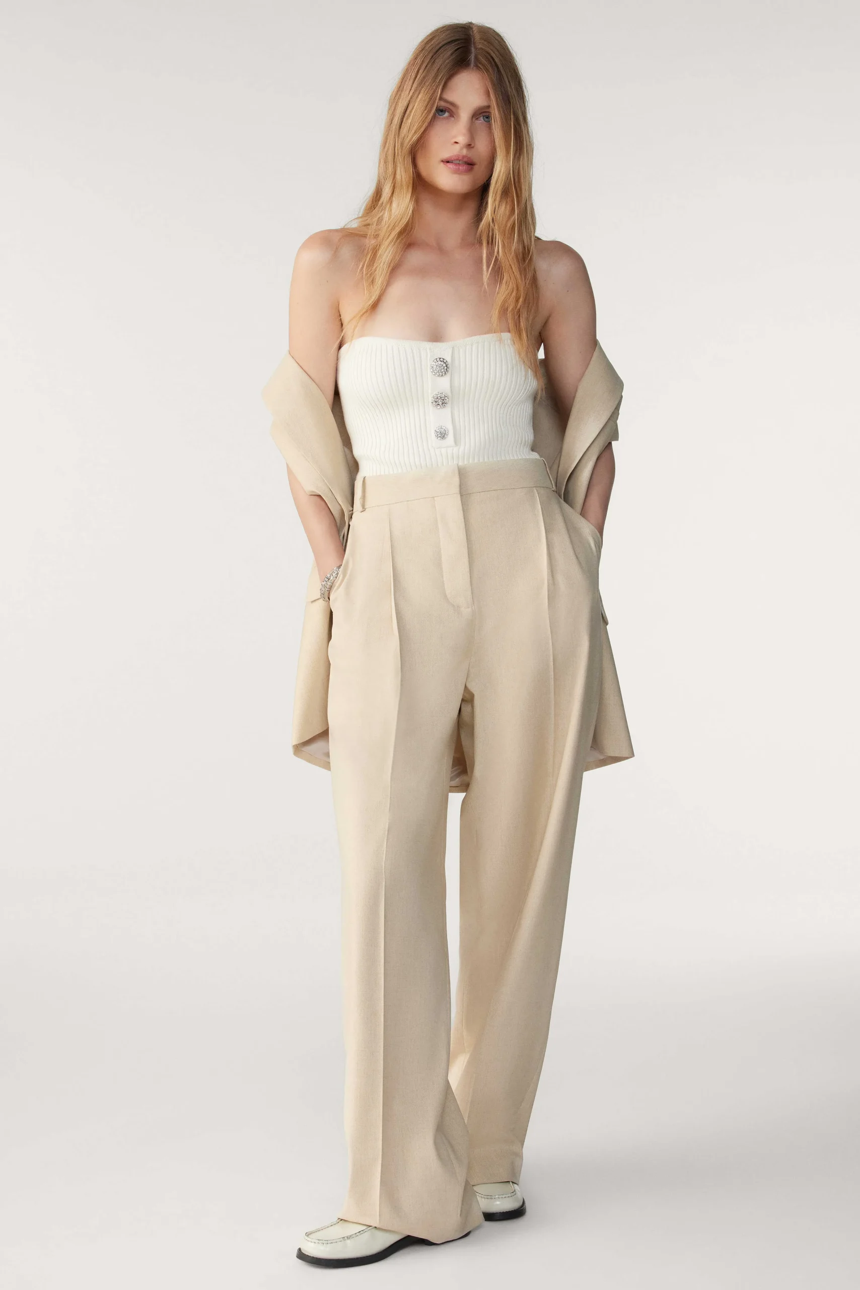 Pullovers & Strickjacke|Ba&Sh Stricbustier