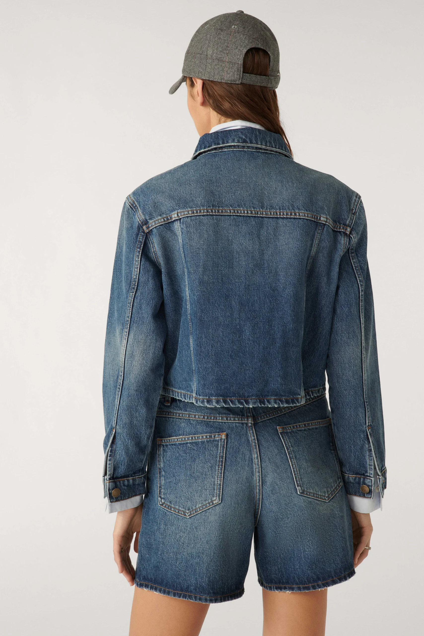 Denim|Ba&Sh Strukturierte Jacke