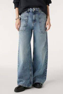 Denim|Ba&Sh Weite Blue Jeans