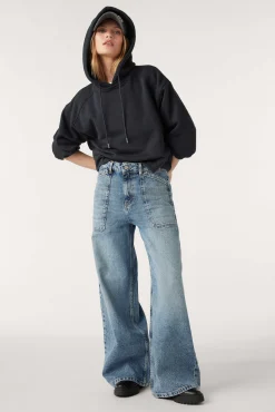 Denim|Ba&Sh Weite Blue Jeans