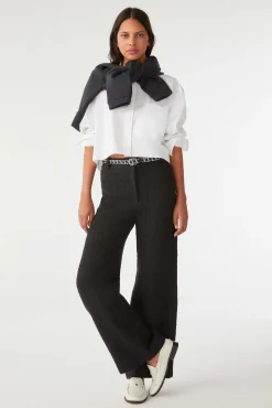 Hosen|Ba&Sh Weite Tweedhose