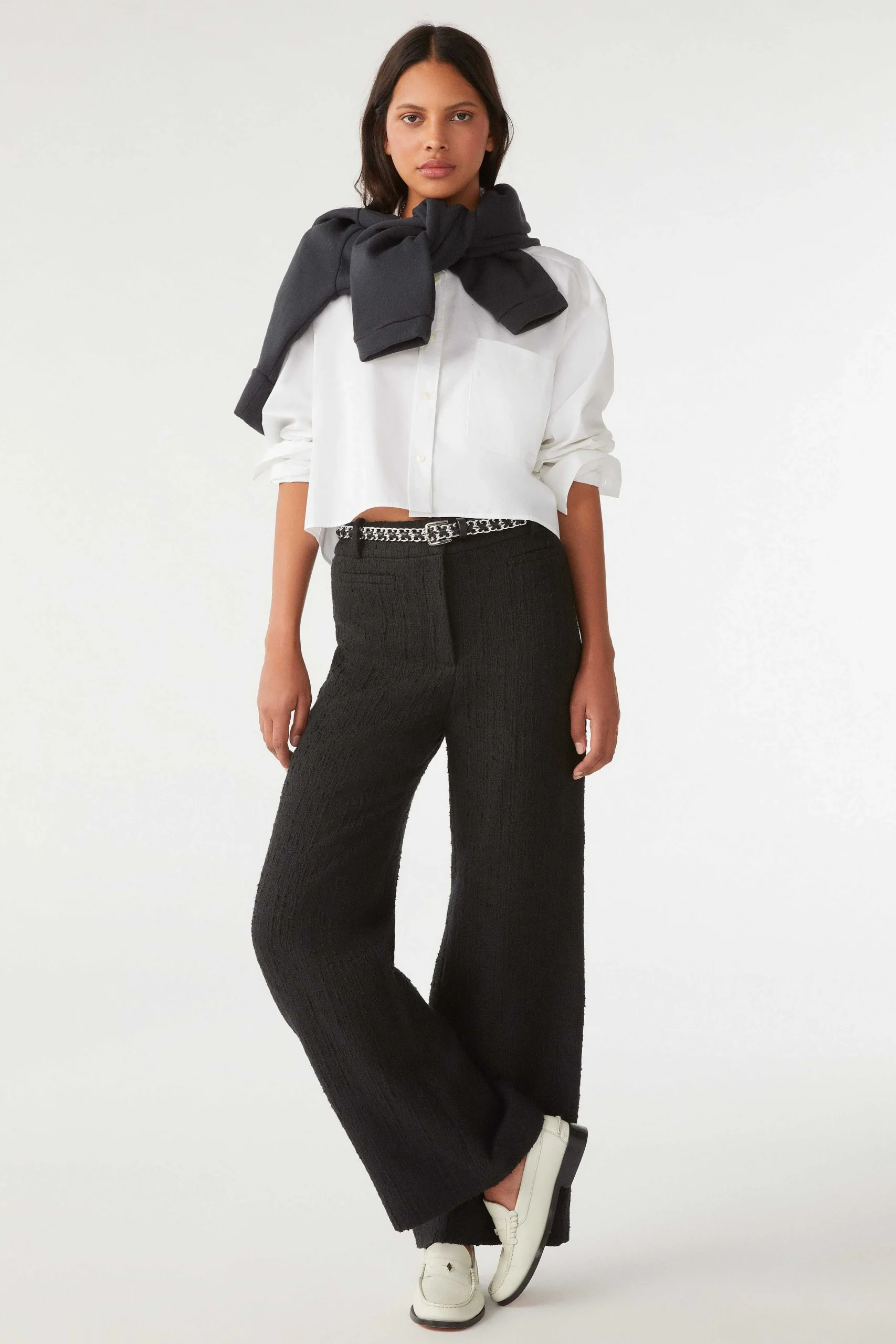 Hosen|Ba&Sh Weite Tweedhose