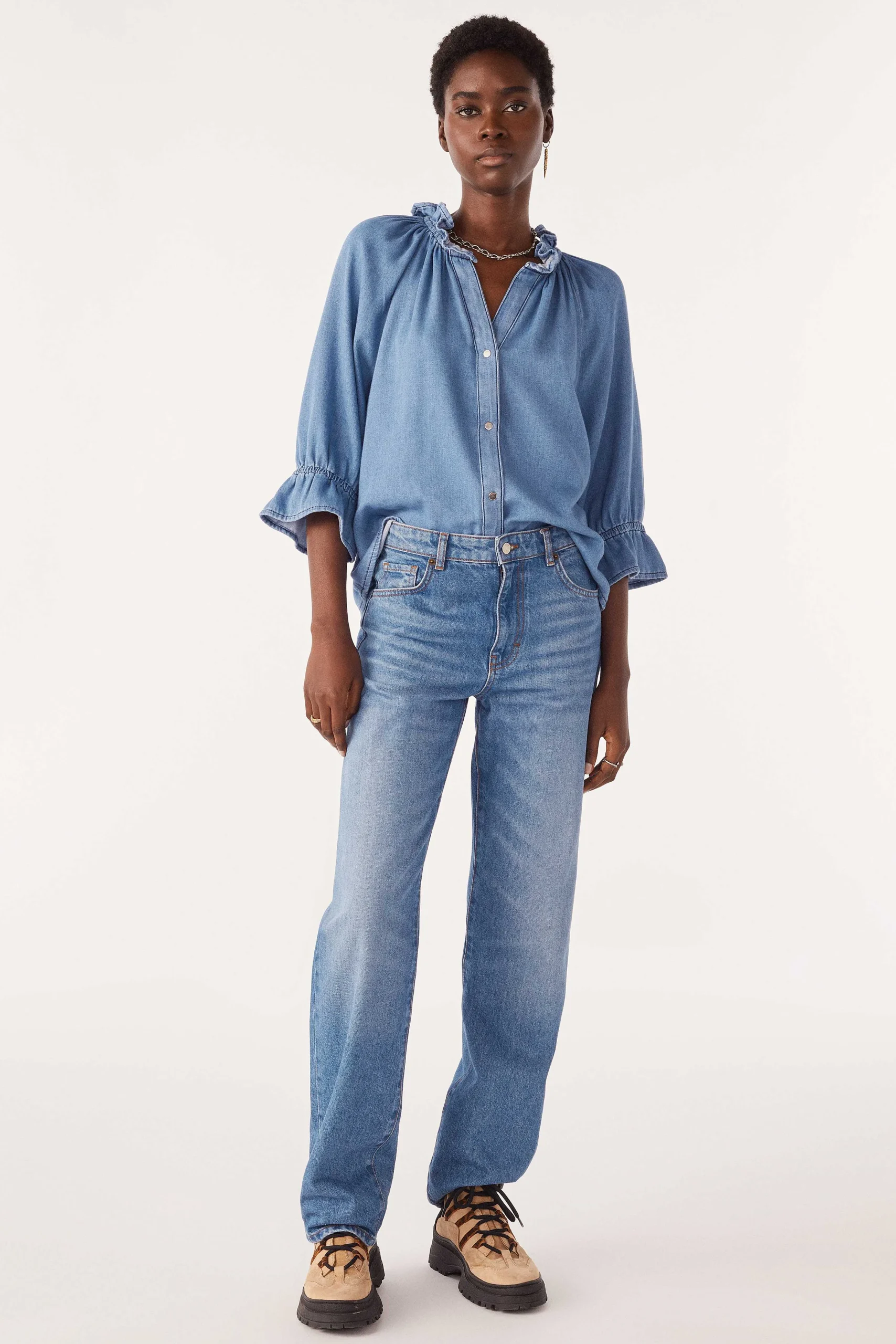 Denim|Ba&Sh Weites Hemd